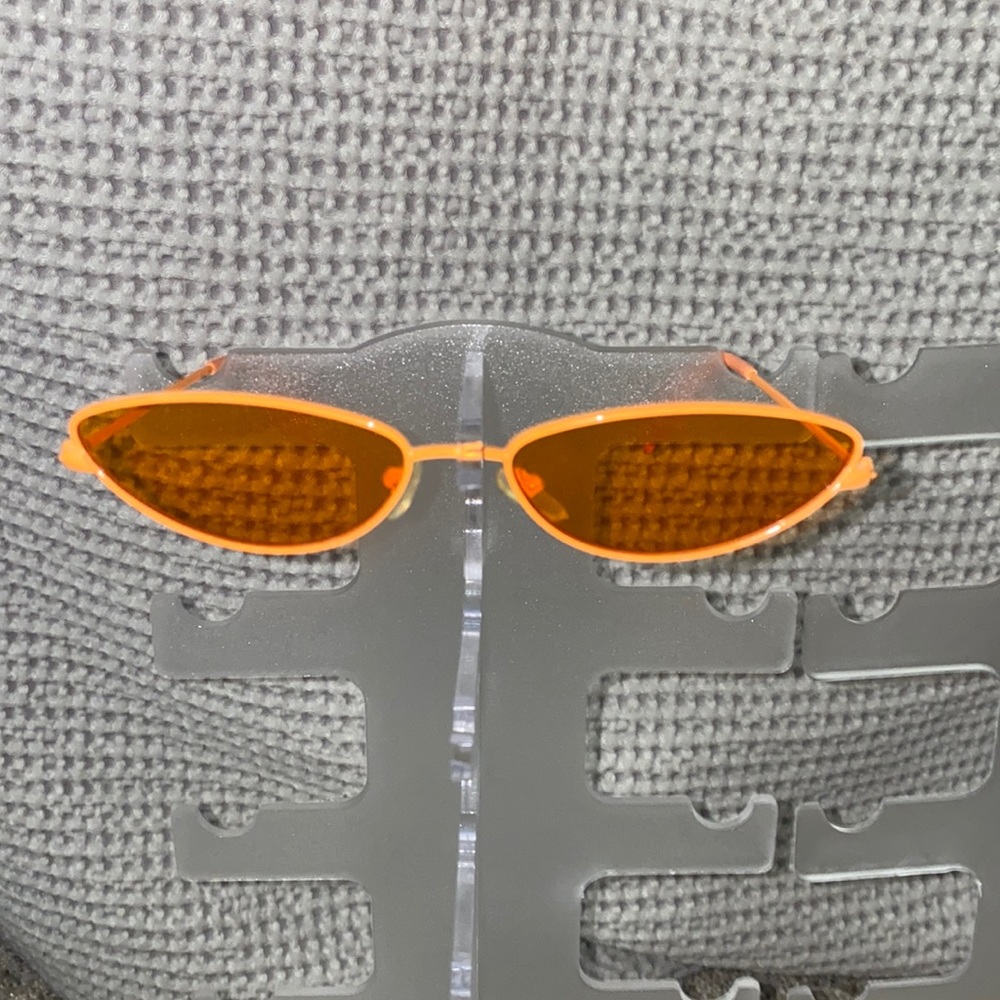 orange trendy sunglasses